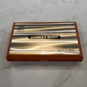 NINTENDO Donkey Kong Game and Watch DK-52 1982 Works!